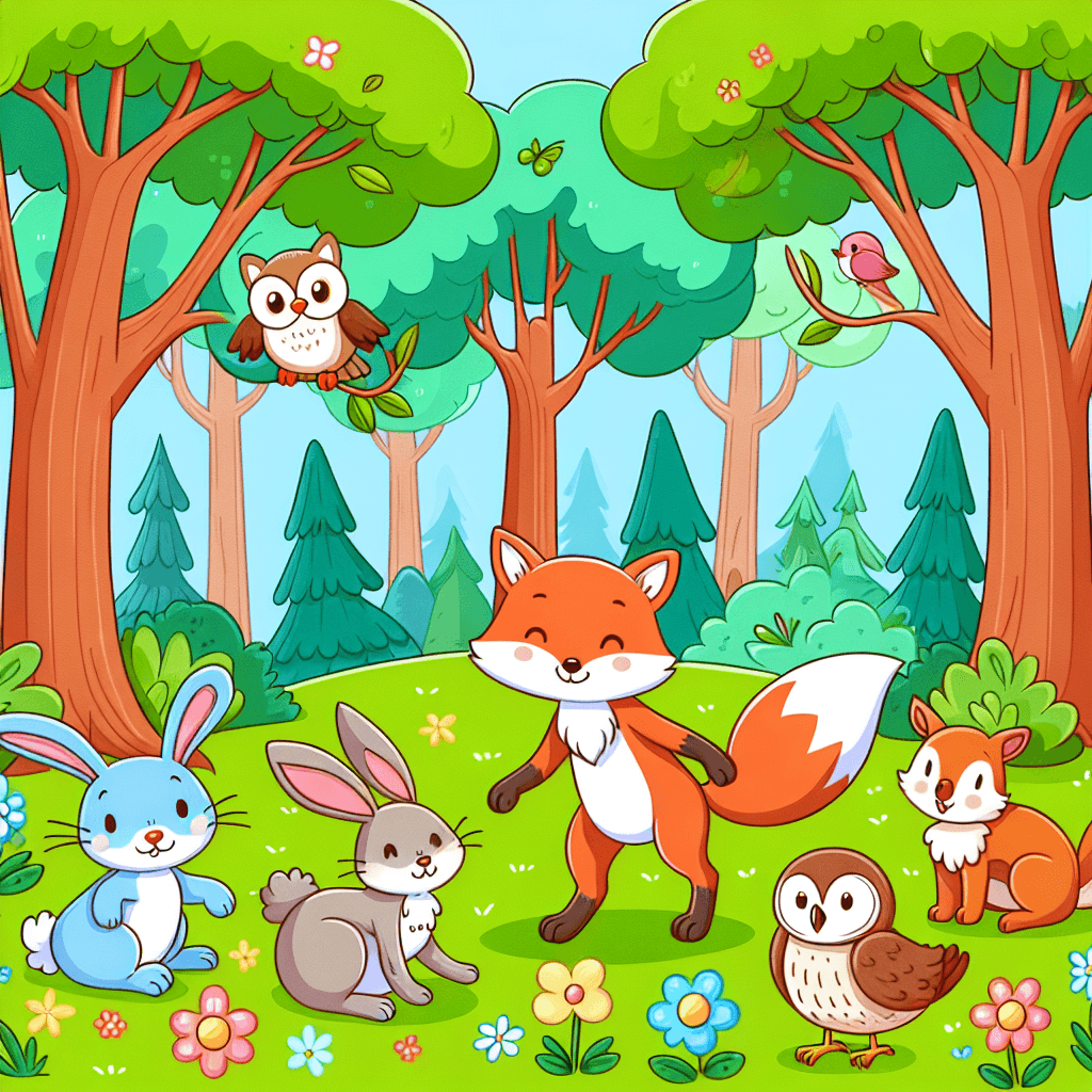 Magic Forest Friends Paint By Numbers Kits