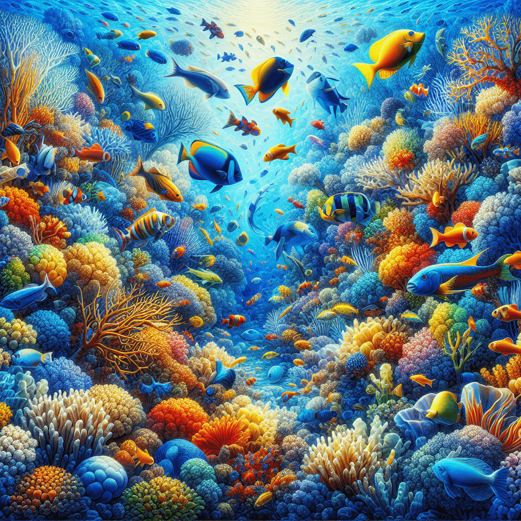 Joyful Underwater Paradise Painting Number Kit