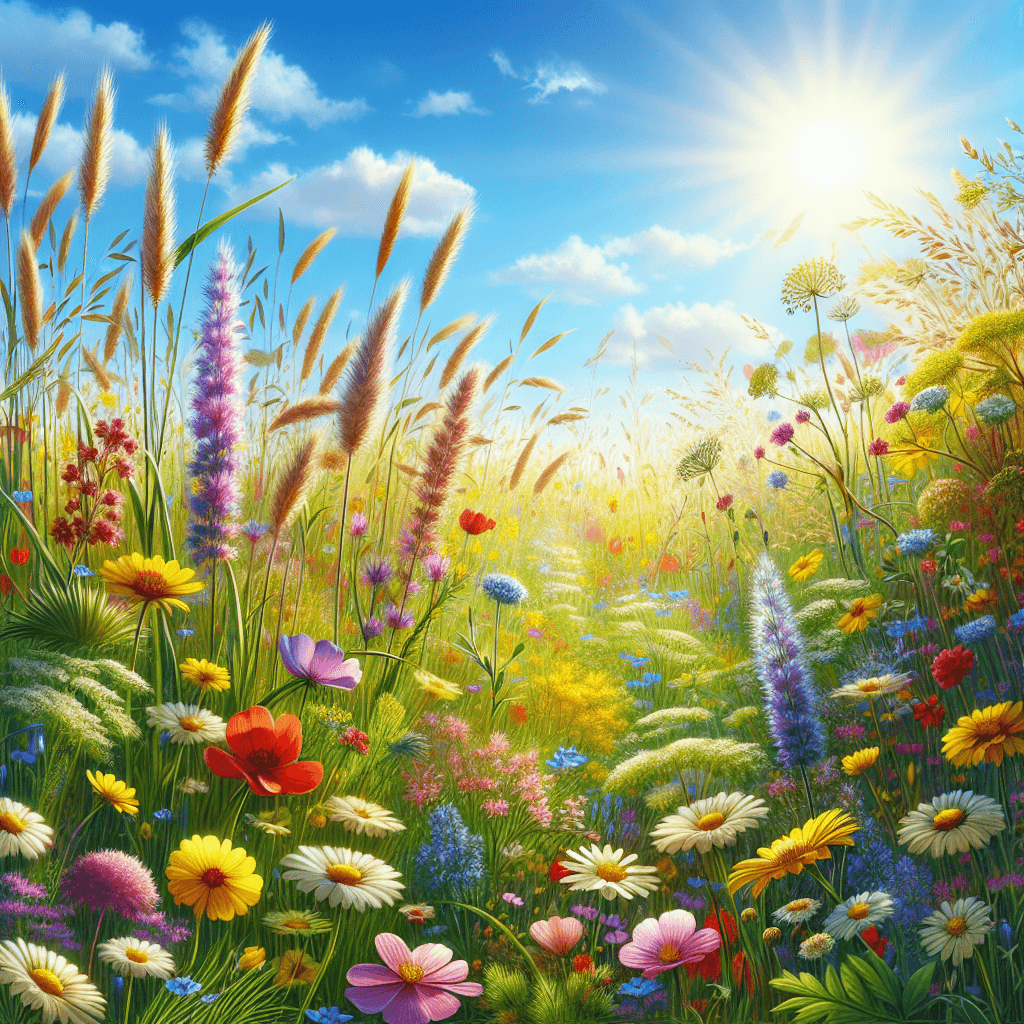 Gentle Summer Meadow Paint By Numbers Art