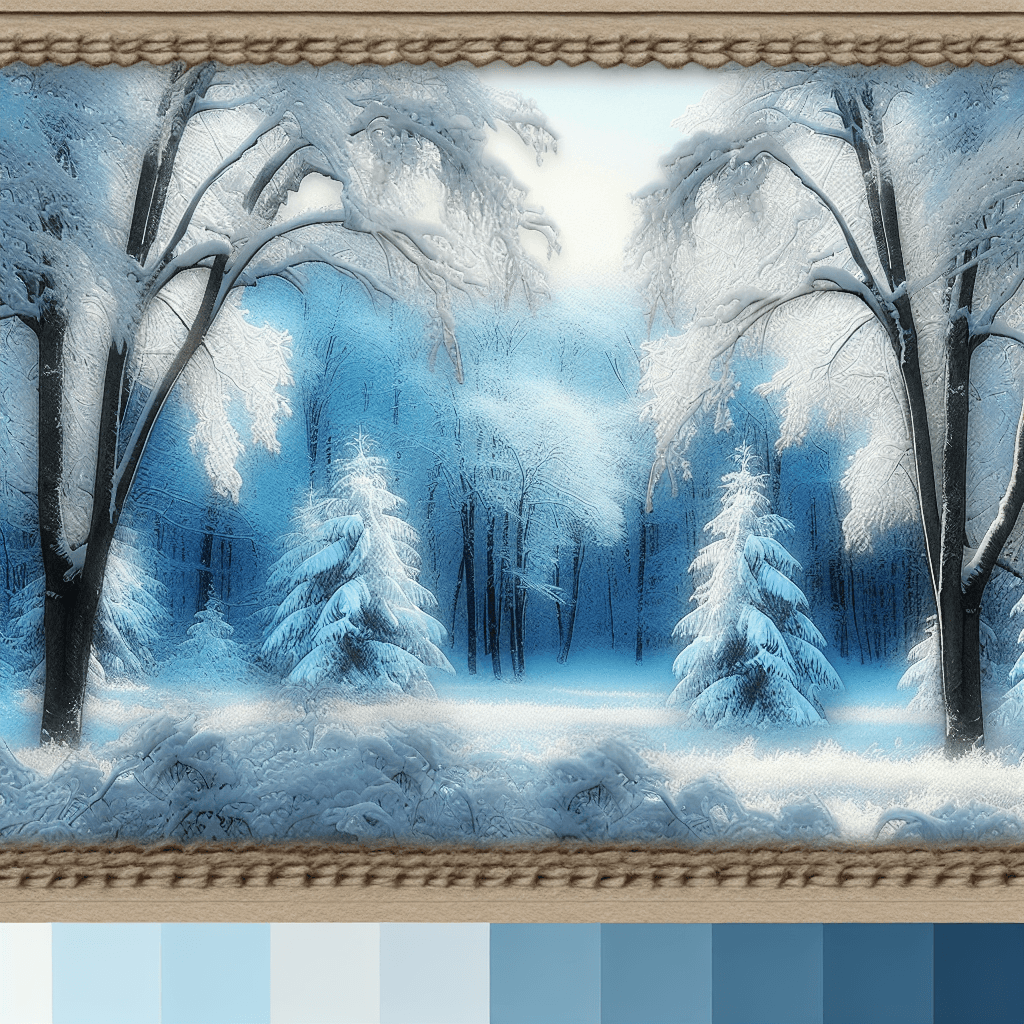 Winter's Woodland Magic Painting By Numbers Kit