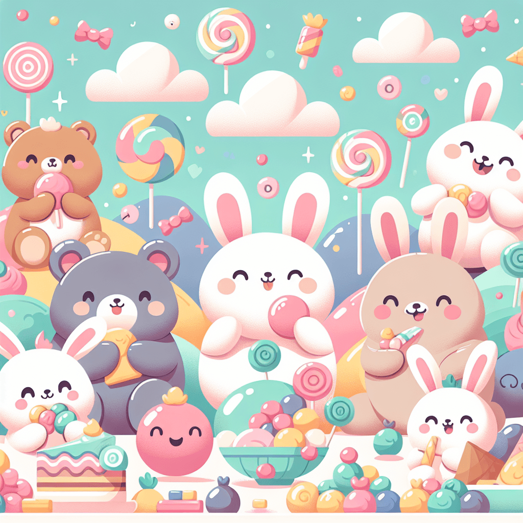 Bubblegum Pals Paint By Numbers Art