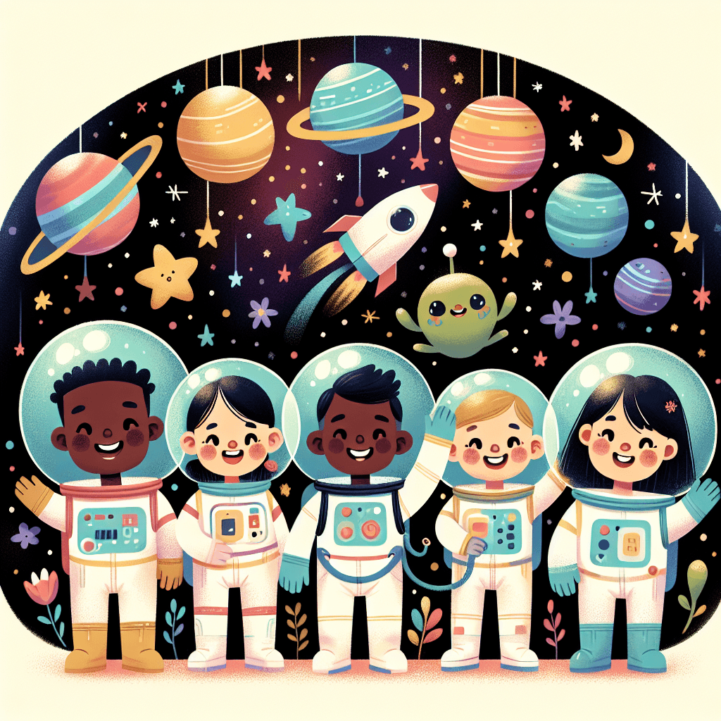 Galactic Explorer Crew Paint By Numbers