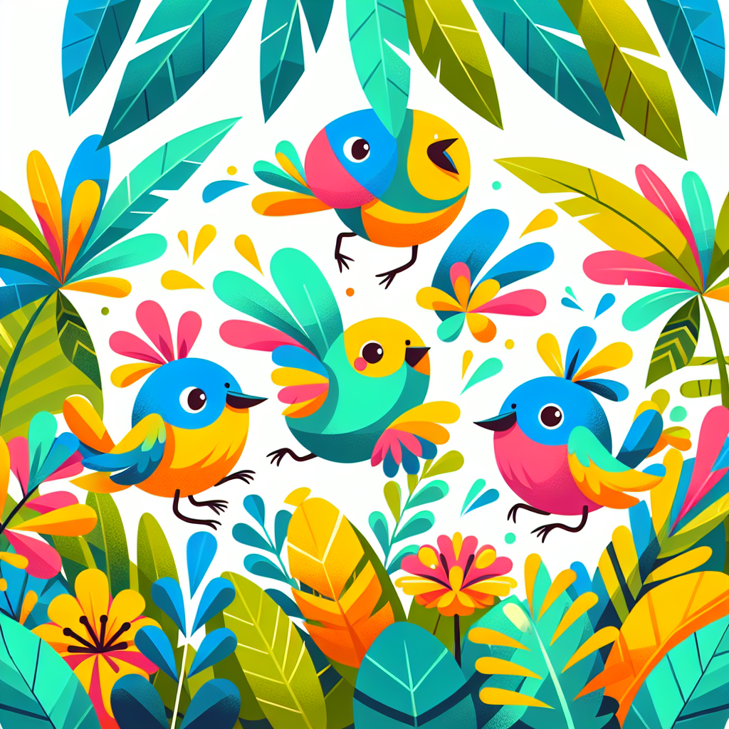 Feathered Fiesta Paint By Color