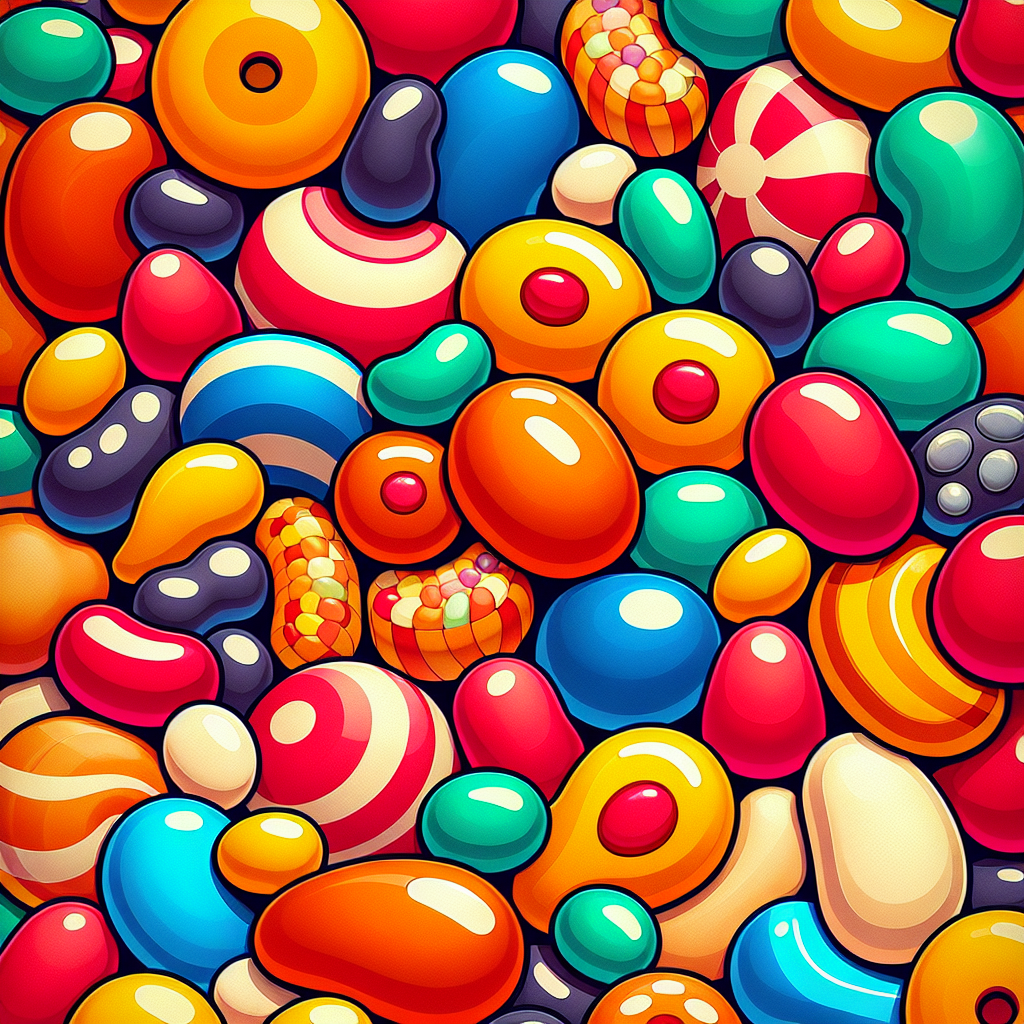 Jolly Jelly Beans Paint By Color