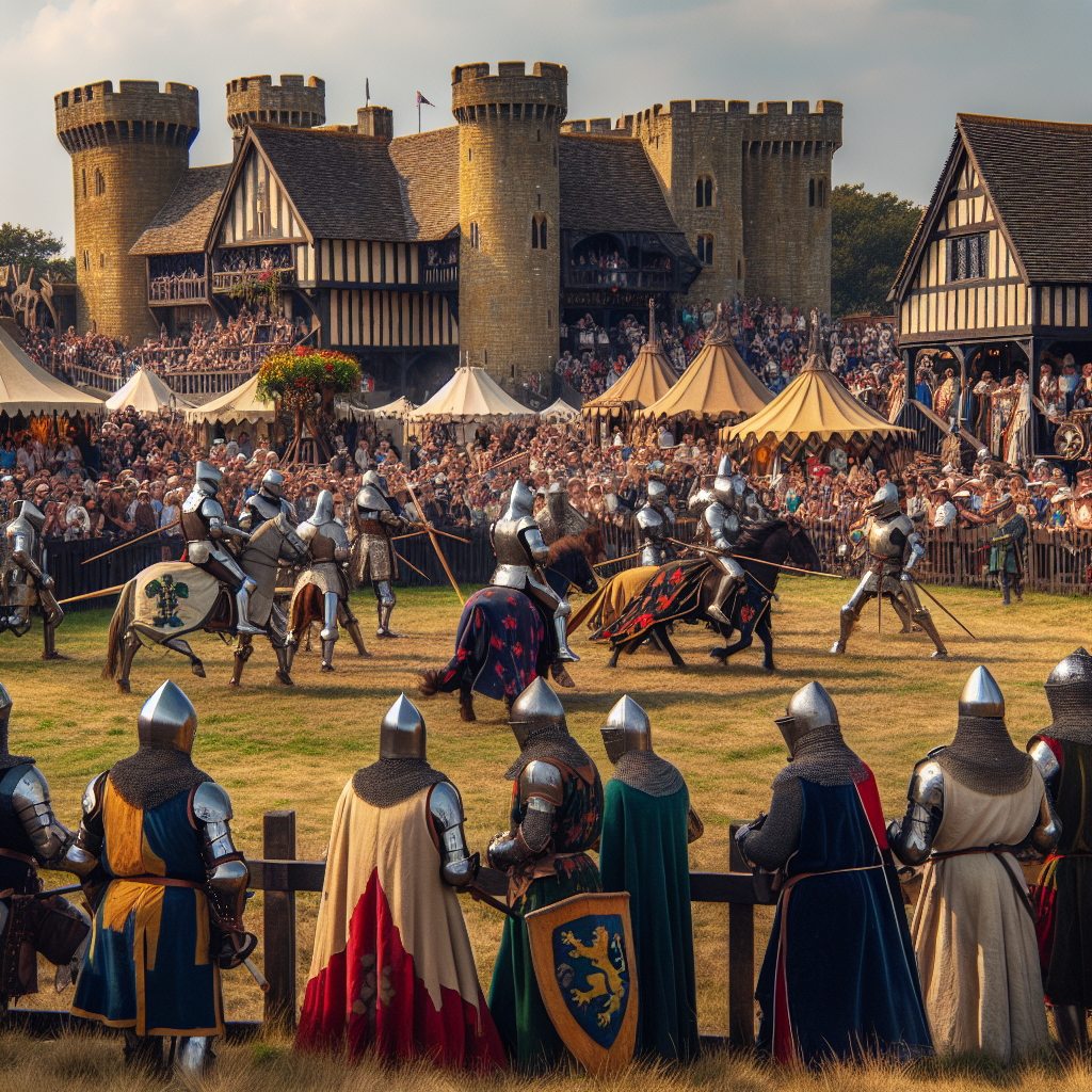 Camelot Medieval Festival - United Kingdom Painting Number Kit