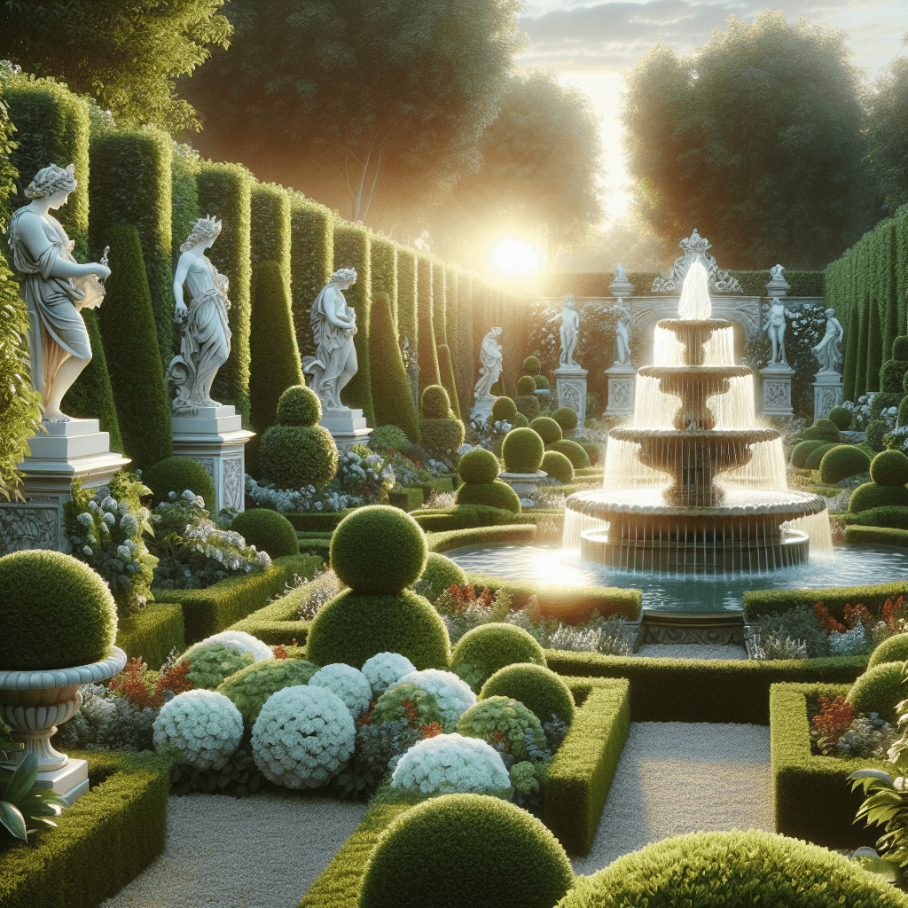 Elegant Classical Garden Paint By Number