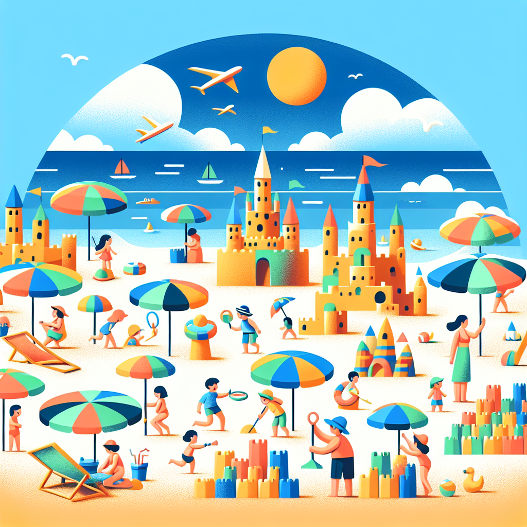 Fun Summer Beach Paint By Number