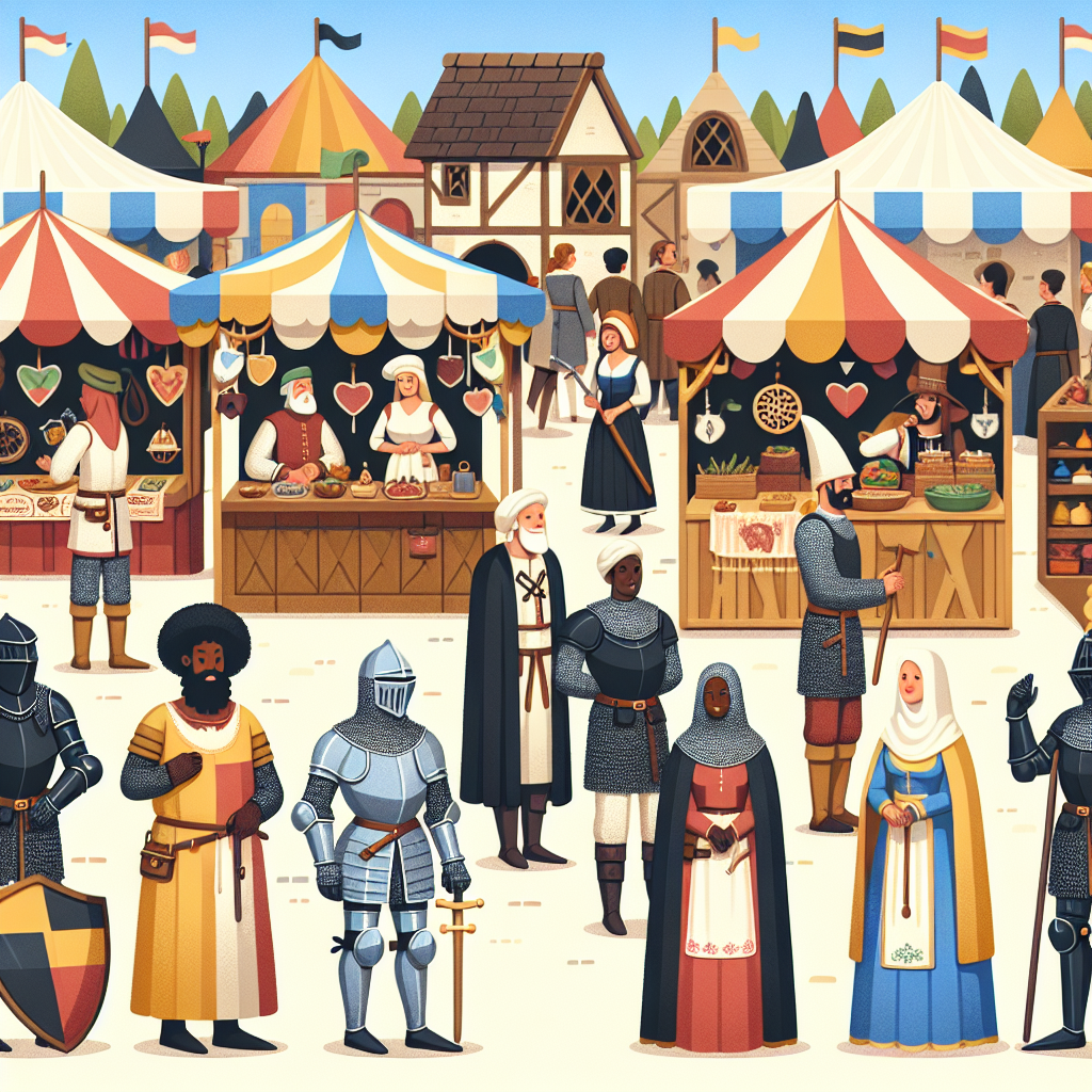 Medieval Fair Adventure Paint By Number