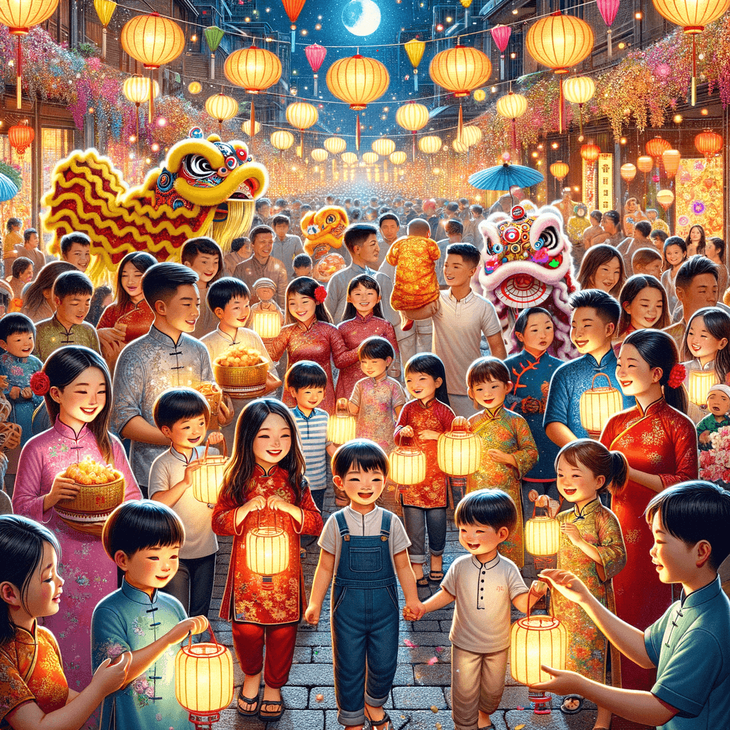 Tết Trung Thu - Vietnam Number Painting