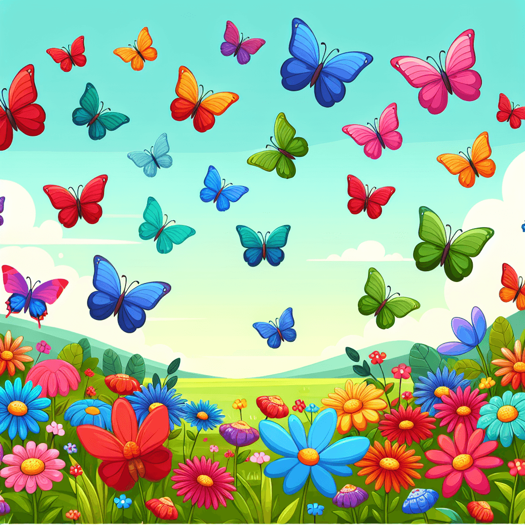 Artful Butterfly Meadow Painting By Numbers Kit
