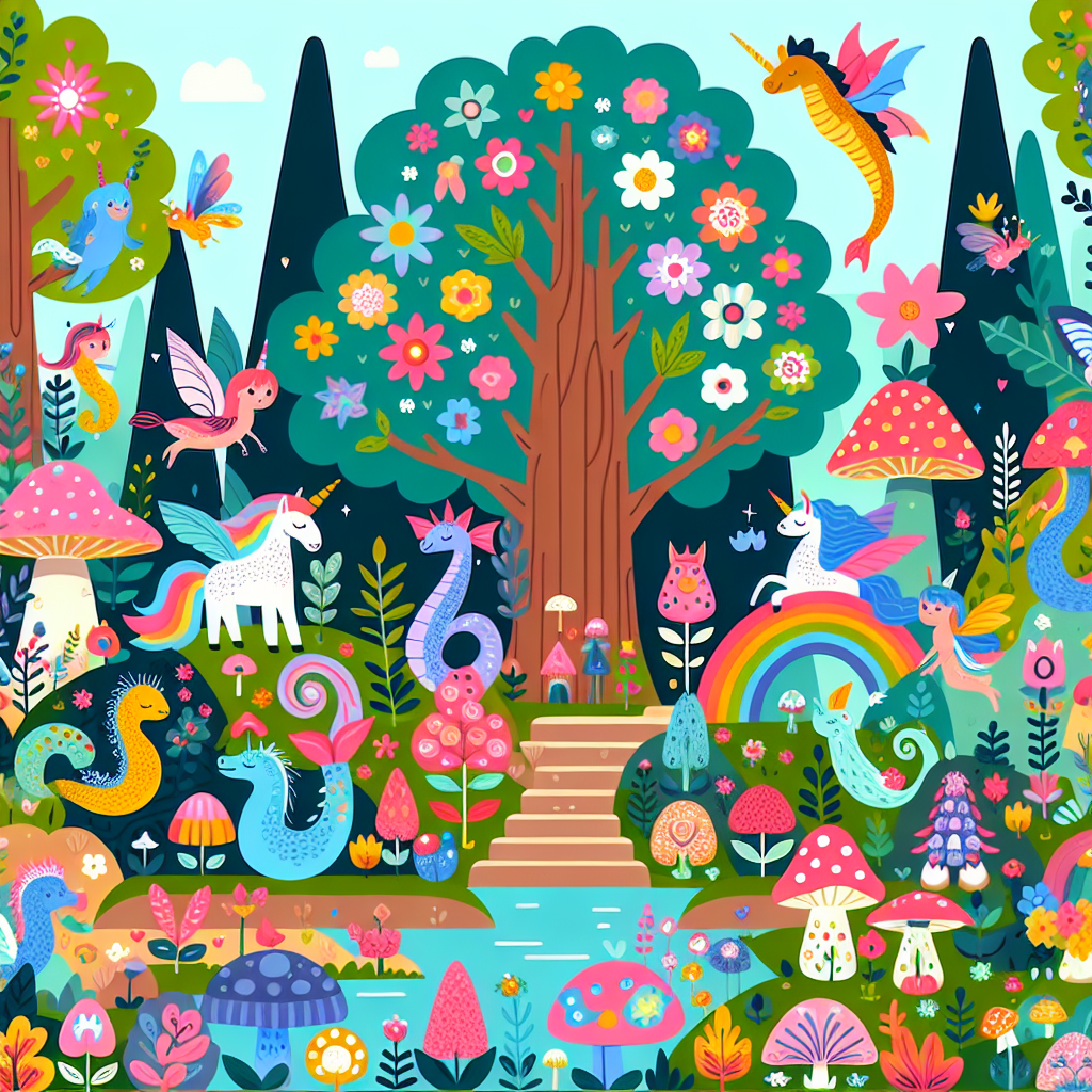 Secret Fairy Tale Garden Paint By Color