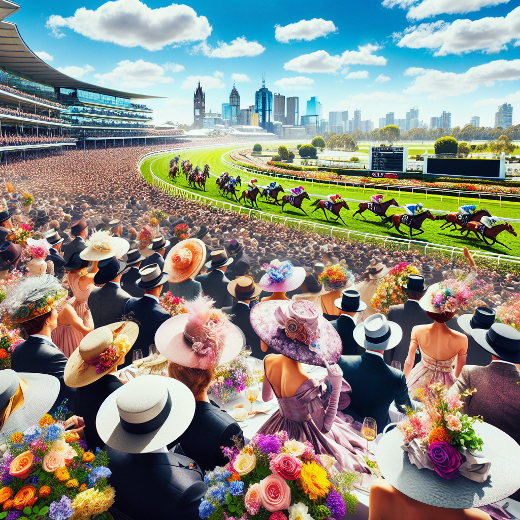 Spring Carnival - Melbourne, Australia Number Painting