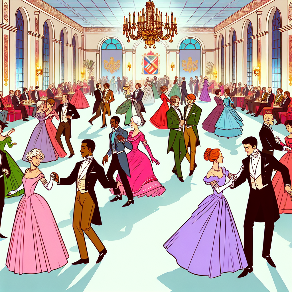 Royal Ball At The Castle Paint By Color