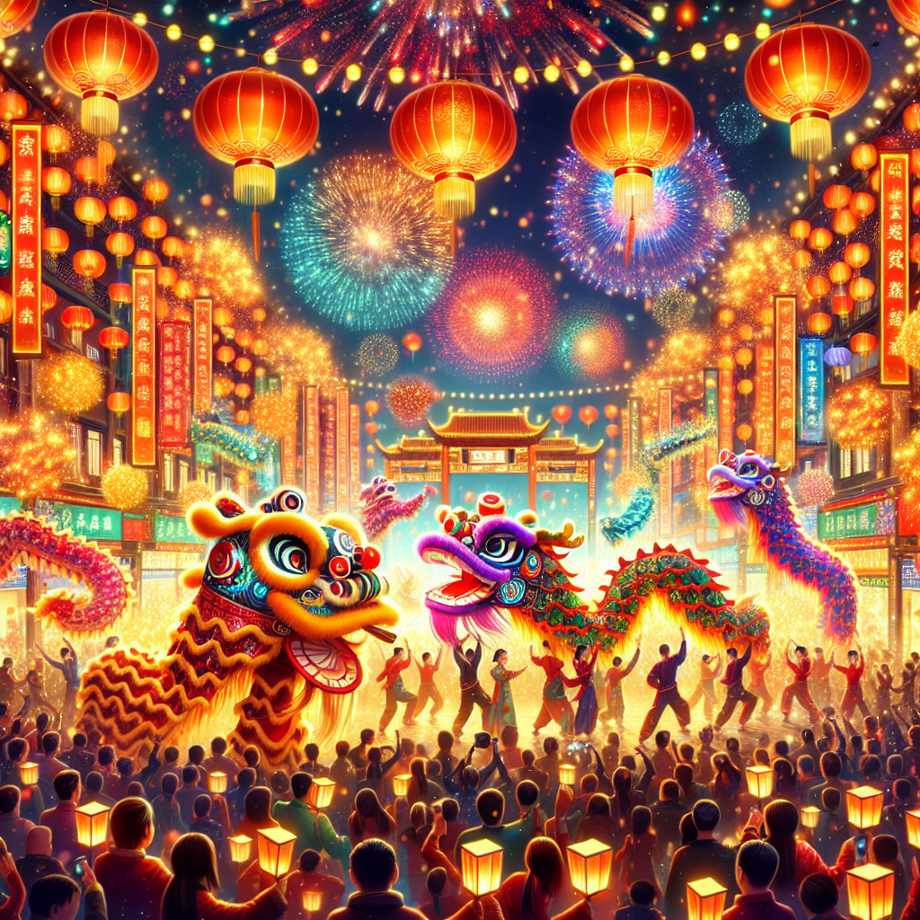 Spring Lantern Festival - China Paint By Color