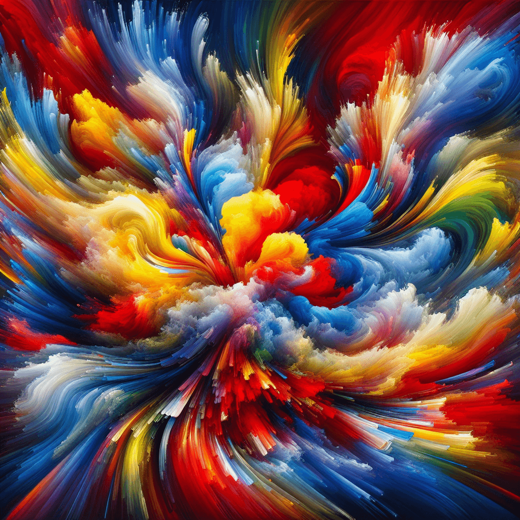 Joyful Color Burst Painting By Numbers Kit