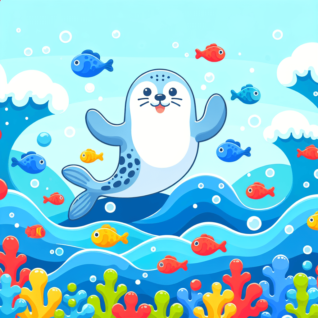 Silly Seals Painting Number Kit