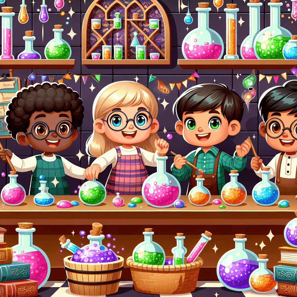 Magical Potion Party Painting By Numbers Kit