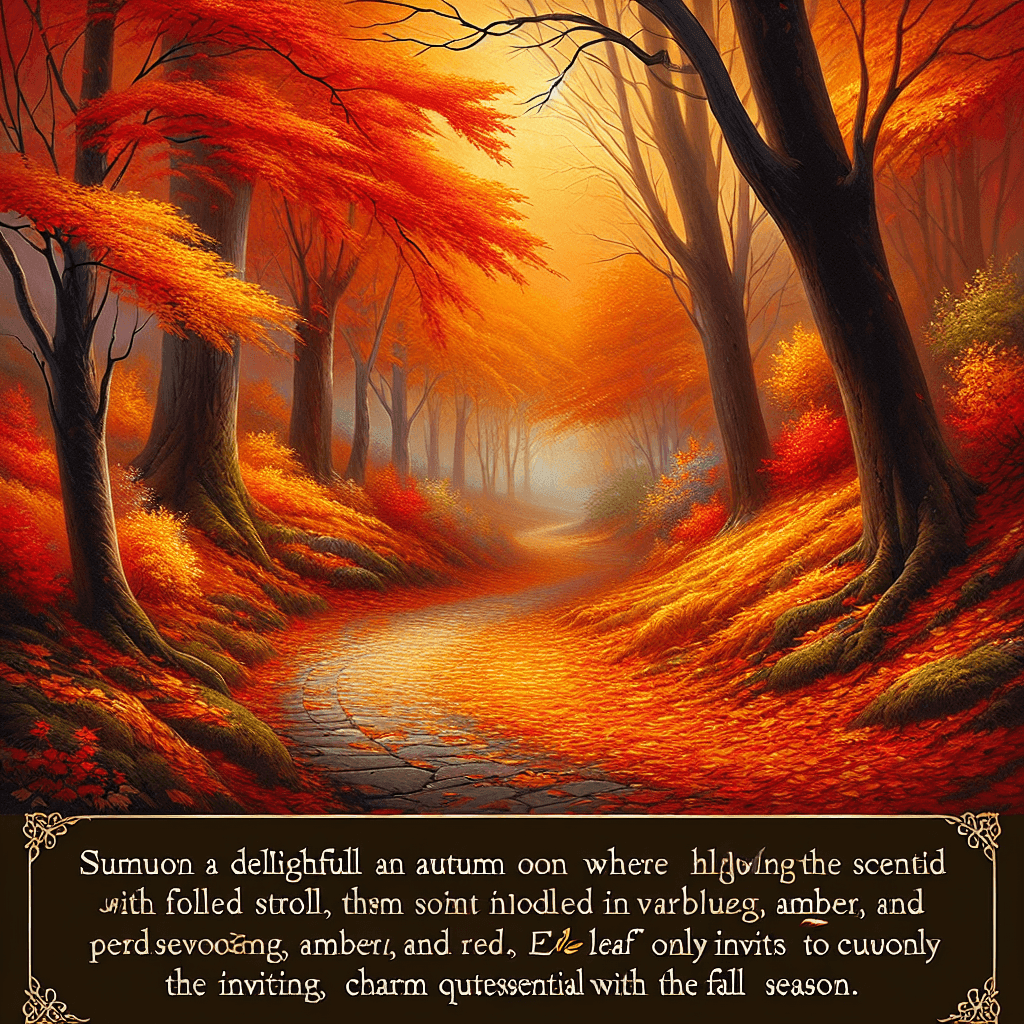 Enchanting Autumn Trail Painting Number Kit