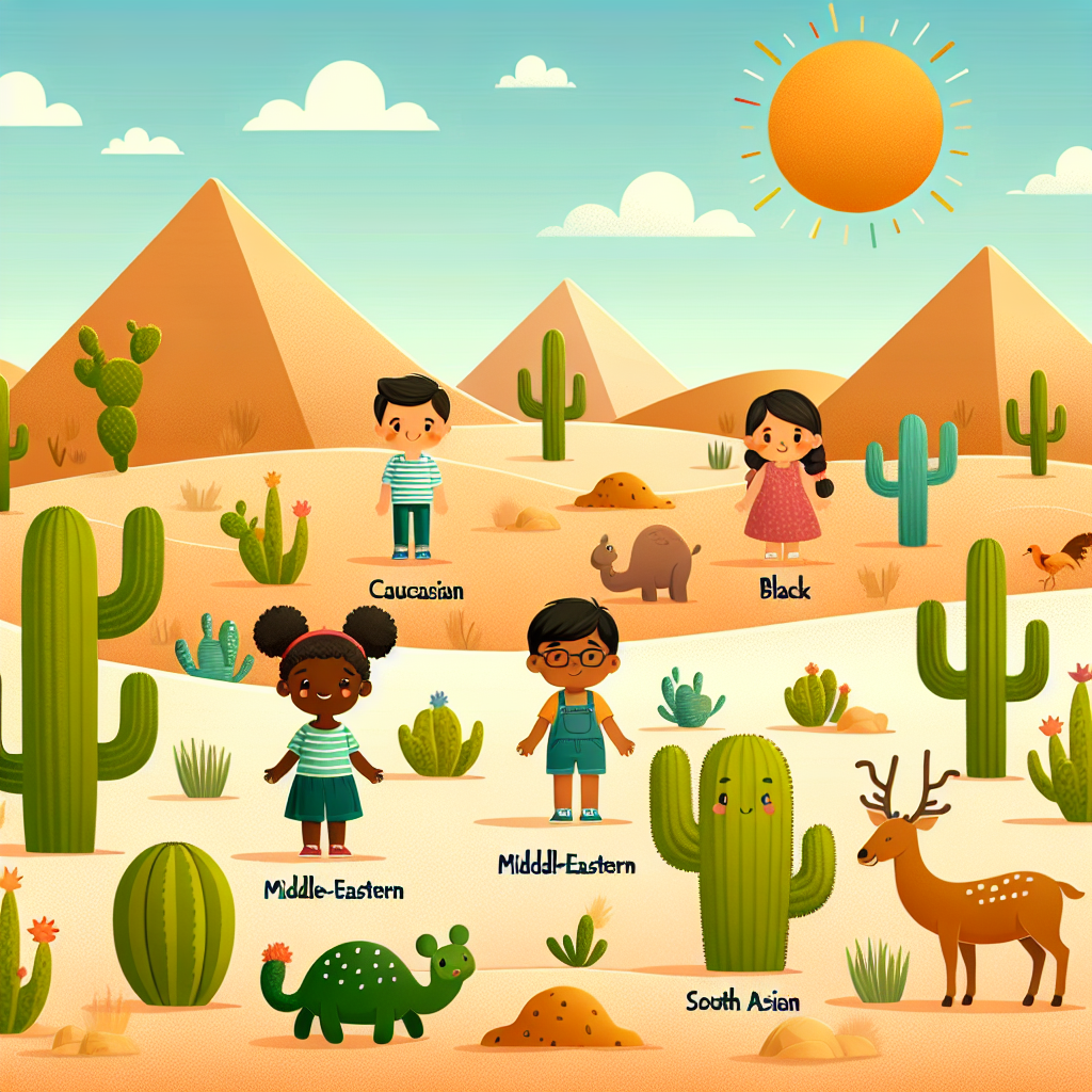 Delightful Desert Discovery Number Painting