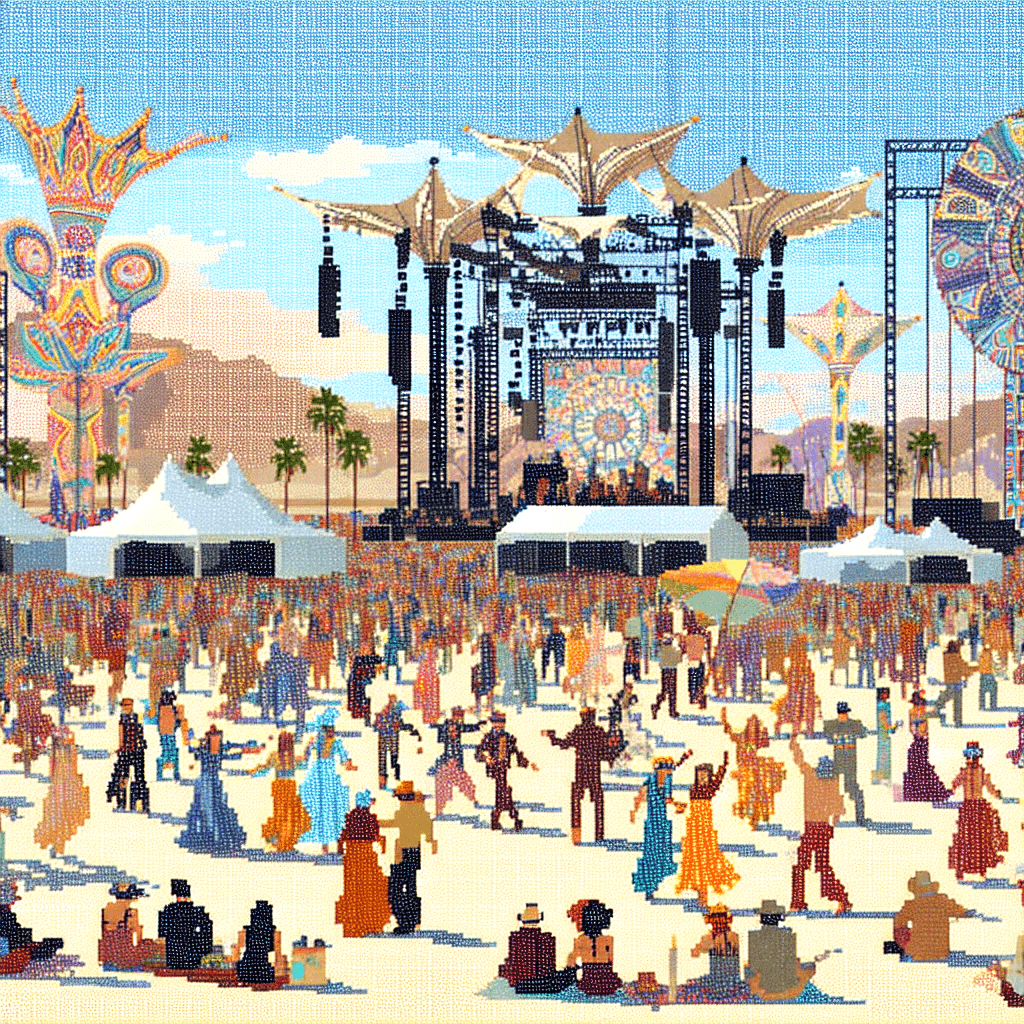 Coachella Music And Arts Festival - USA Paint By Numbers Art