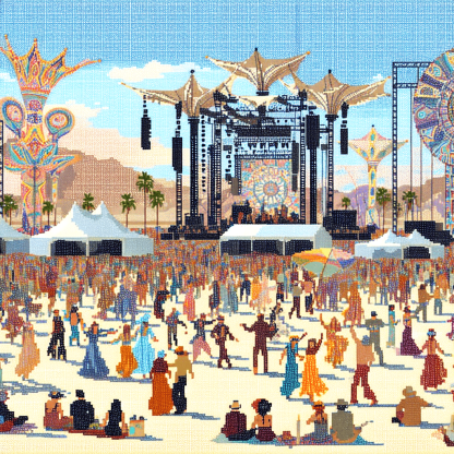 Coachella Music And Arts Festival - USA Paint By Numbers Art