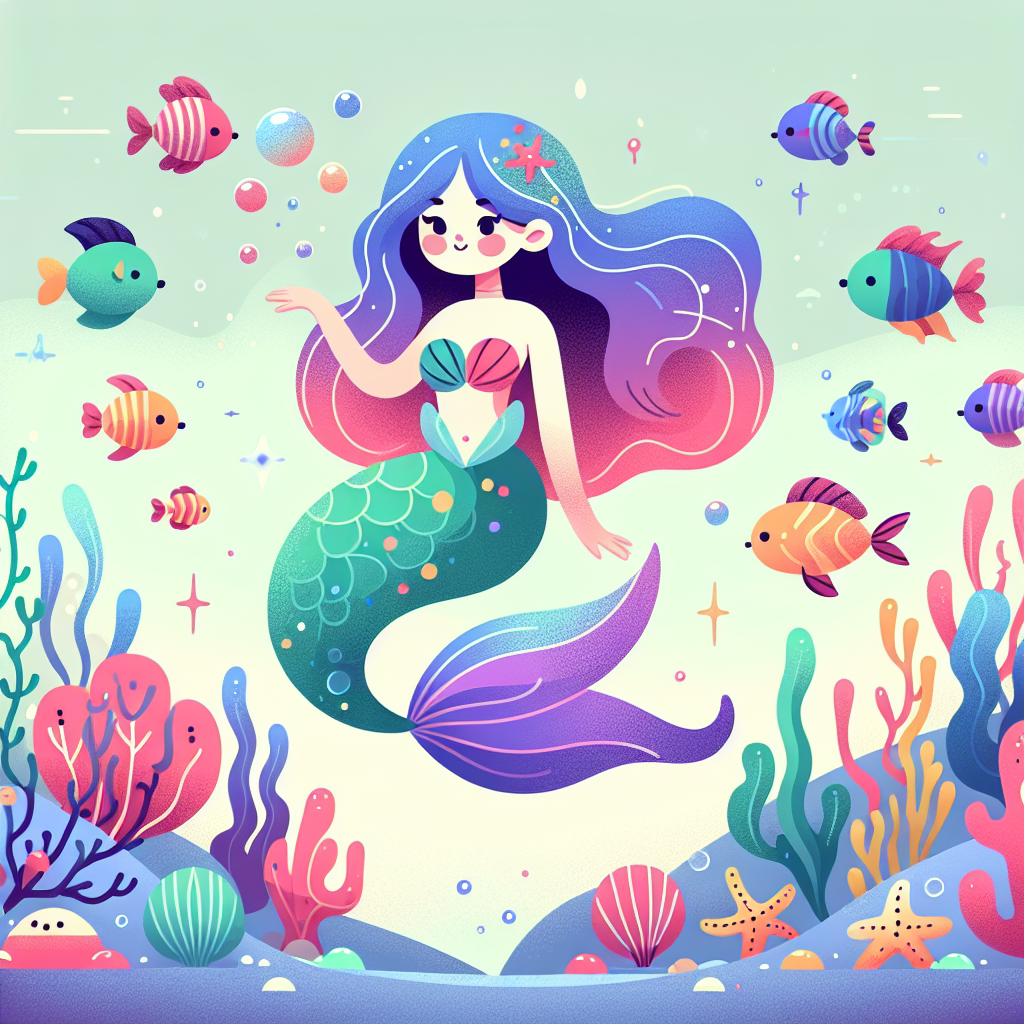 Mystical Mermaid Magic Paint By Numbers Art
