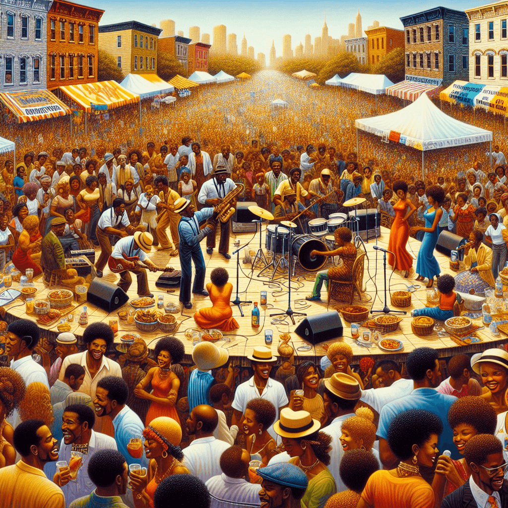 Harlem Renaissance Festival Paint By Color