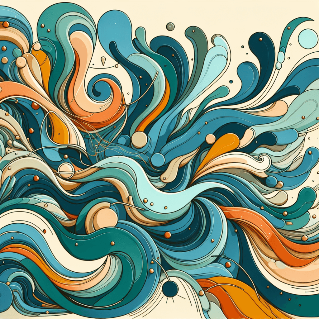 Abstract Embrace Paint By Number