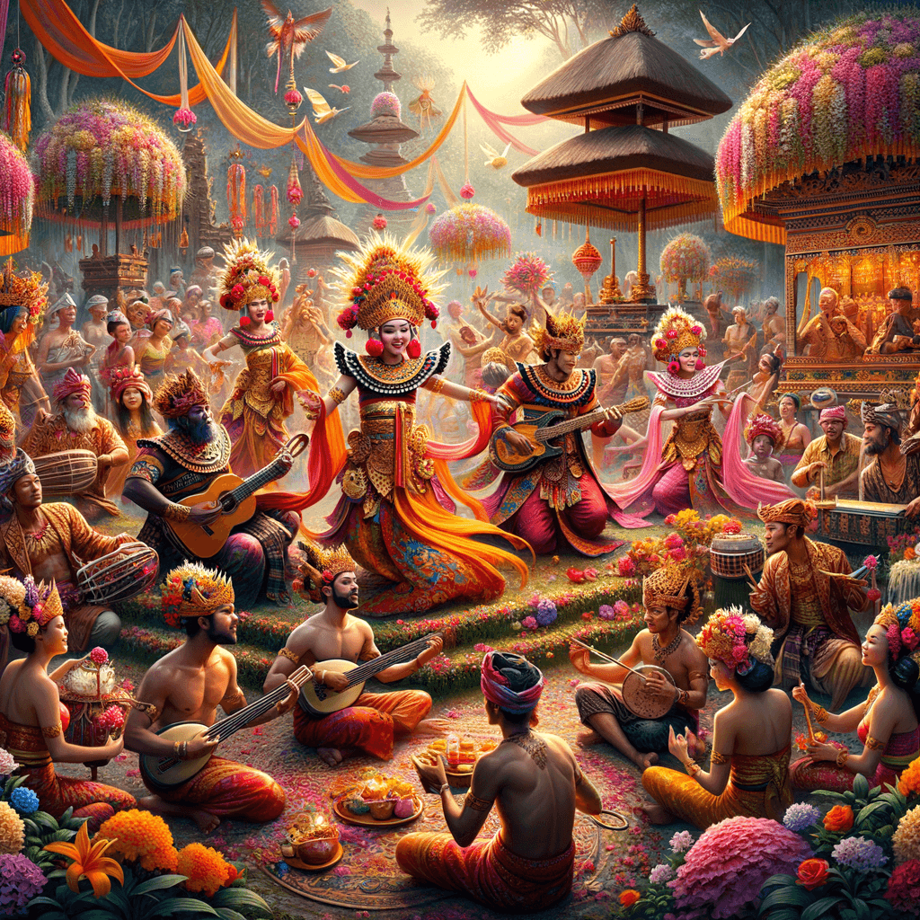 Bali Arts Festival - Indonesia Painting By Numbers Kit