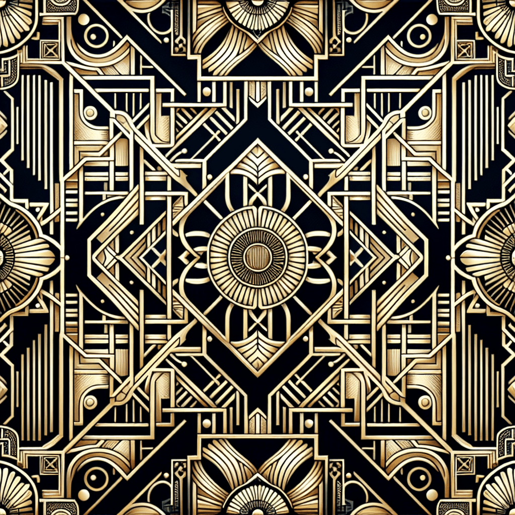 Art Deco Delight Paint By Numbers