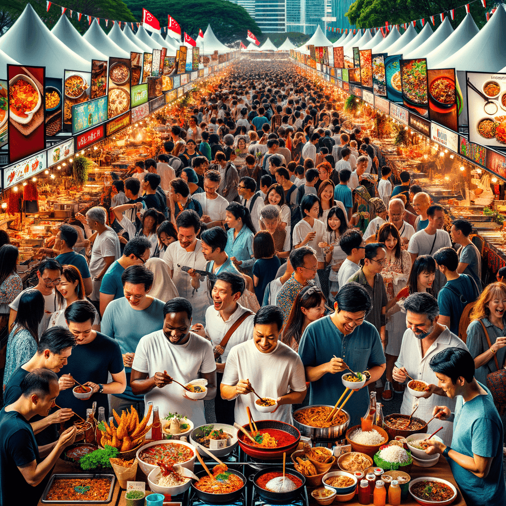 Singapore Food Festival Numbered Painting Kits