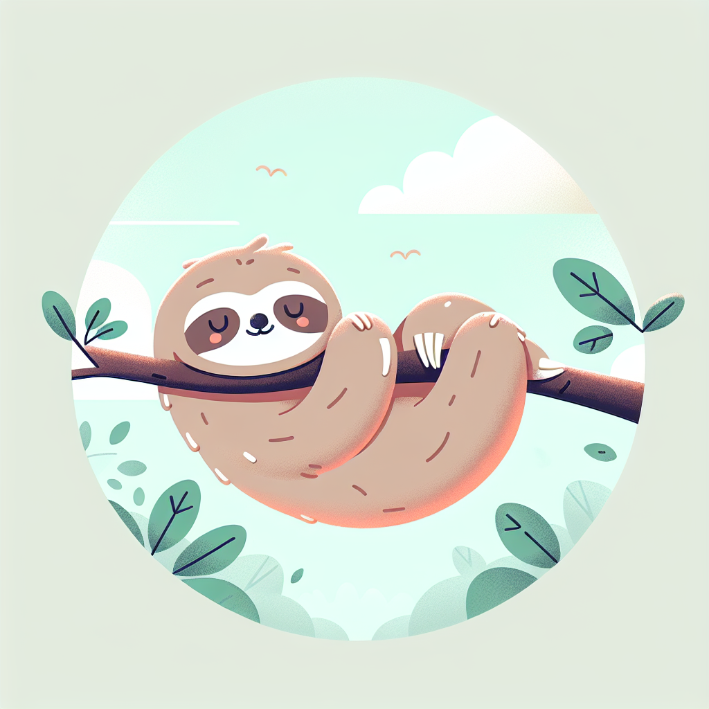 Snuggly Sloths Paint By Number