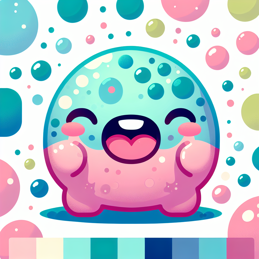 Giggly Bubble Monster Numbered Painting Kits