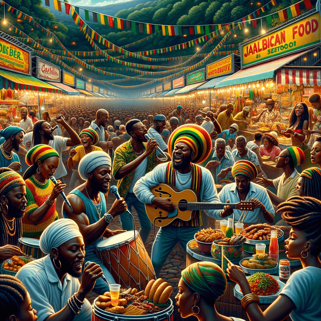 Kingston Calypso Festival - Jamaica Painting By Numbers Kit