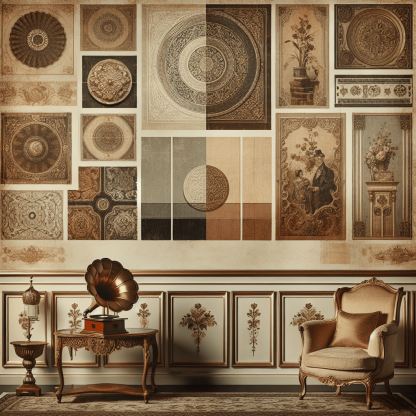 Vintage Elegance Reimagined Painting By Numbers Kit