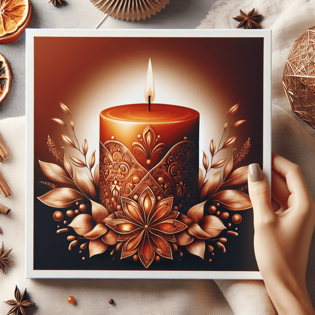 Silk Road Spice Candle Numbered Painting Kits