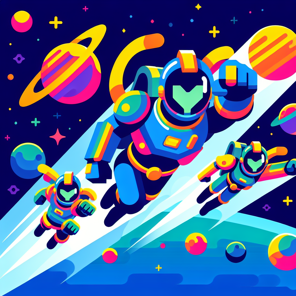Galactic Guardian's Quest Paint By Numbers