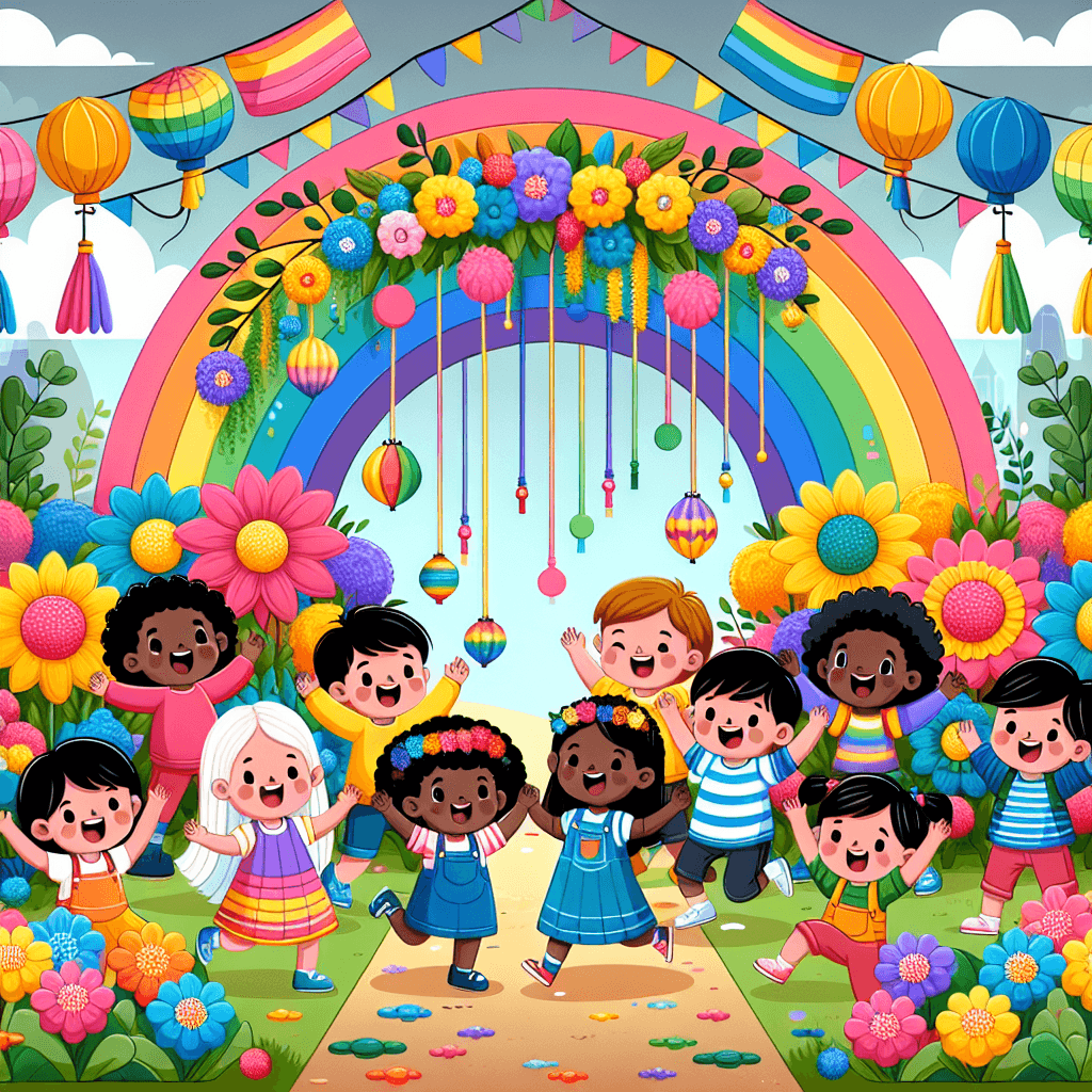 Rainbow Garden Fiesta Paint By Number