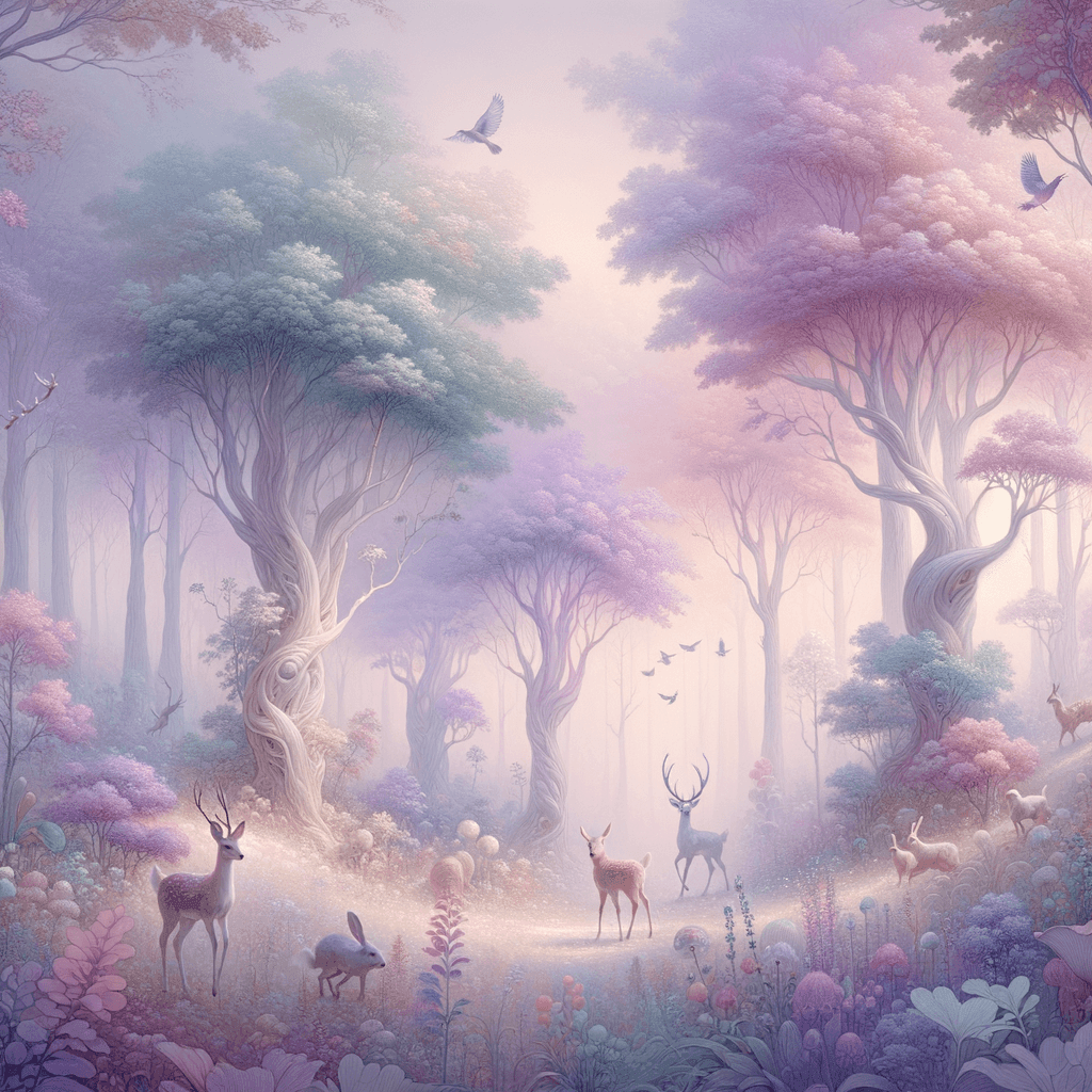 Magical Woodland Fauna Paint By Numbers Art