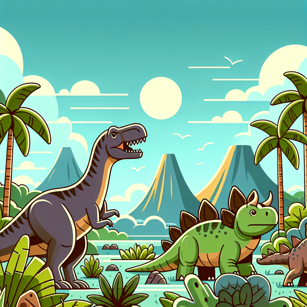 Jurassic Dino World Paint By Numbers Art