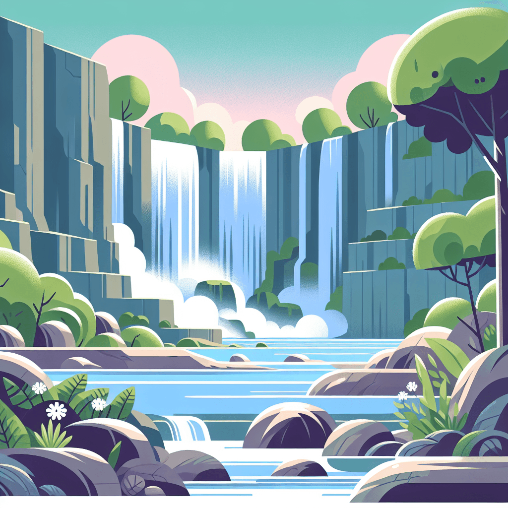 Wonderous Waterfalls Paint By Number