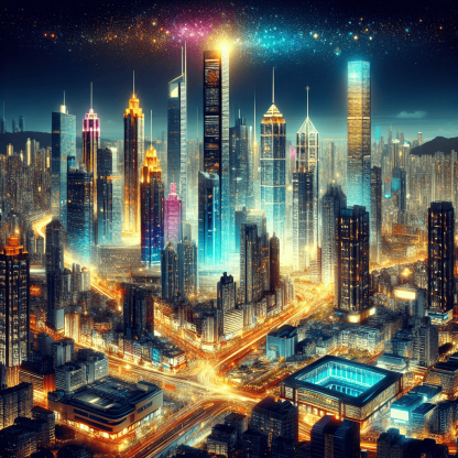 Ethereal Cityscape Numbered Painting Kits