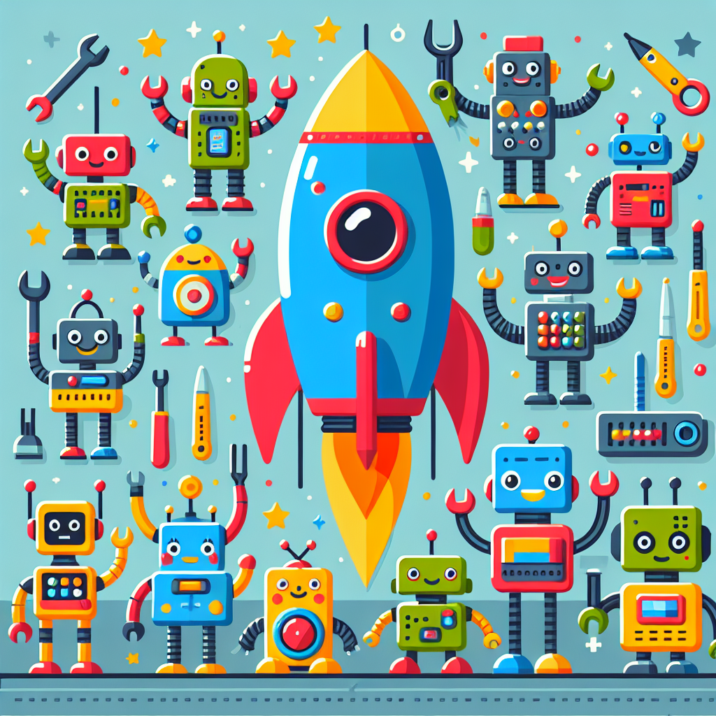 Robots At Work Paint By Numbers