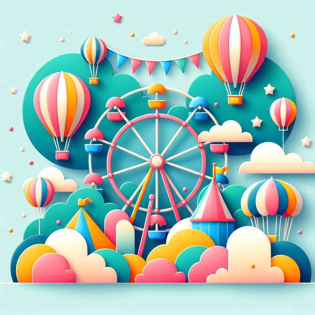 Carnival In The Clouds Number Painting