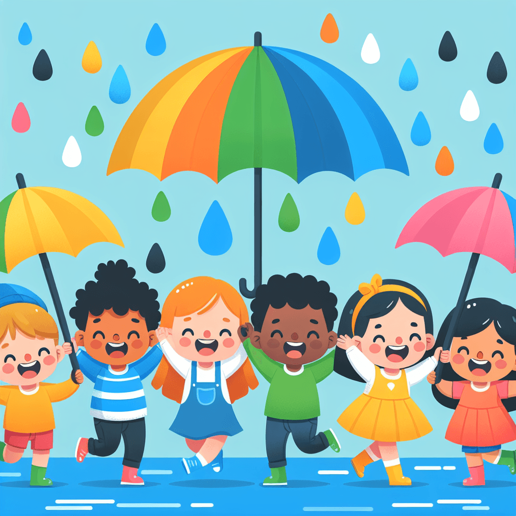 Rainy Day Play Paint By Number