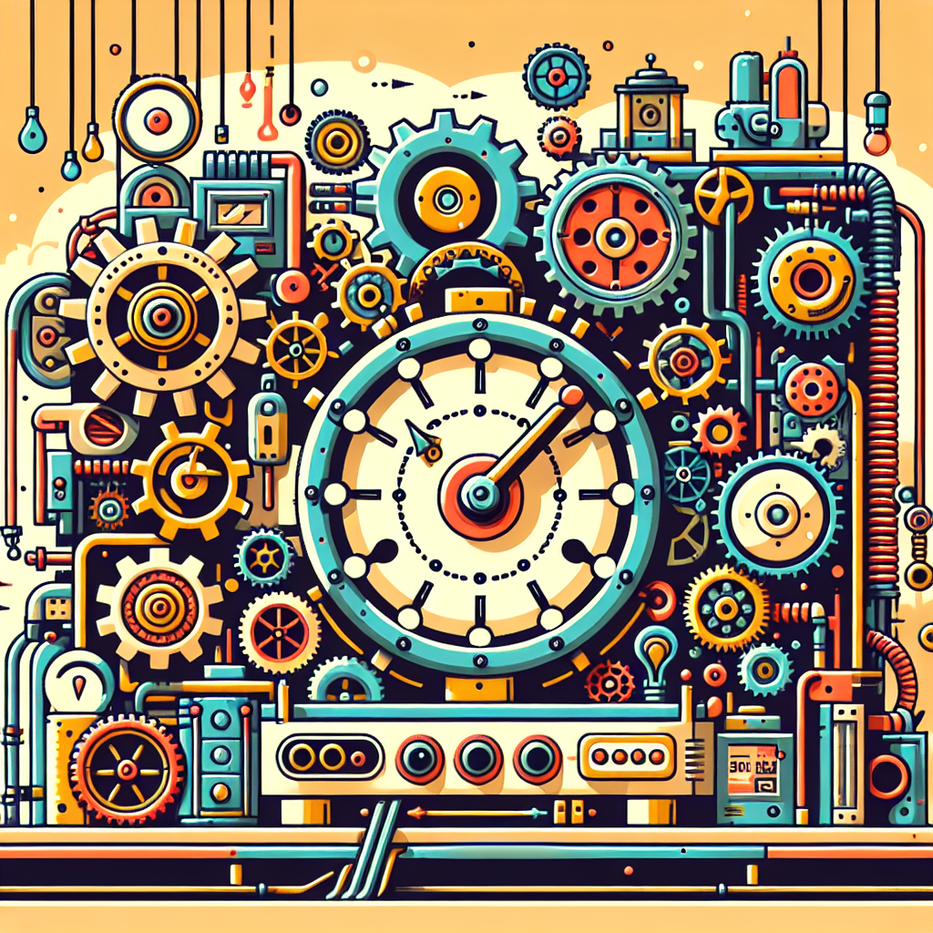 Steampunk Time Machine Paint By Color