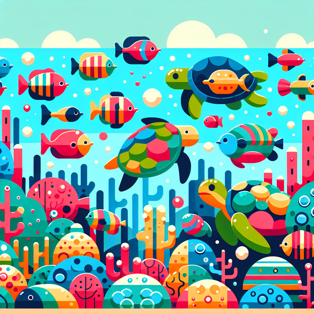 Aquatic Adventure Aquarium Paint By Color