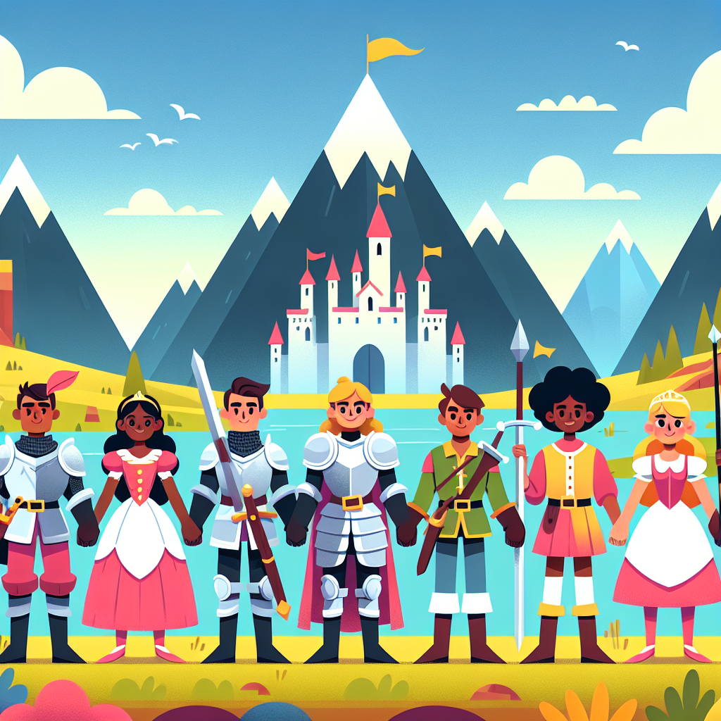 Fantasy Quest With Heroes DIY Paint By Numbers