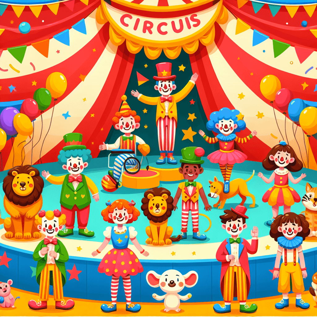Magical Circus Adventure DIY Paint By Numbers