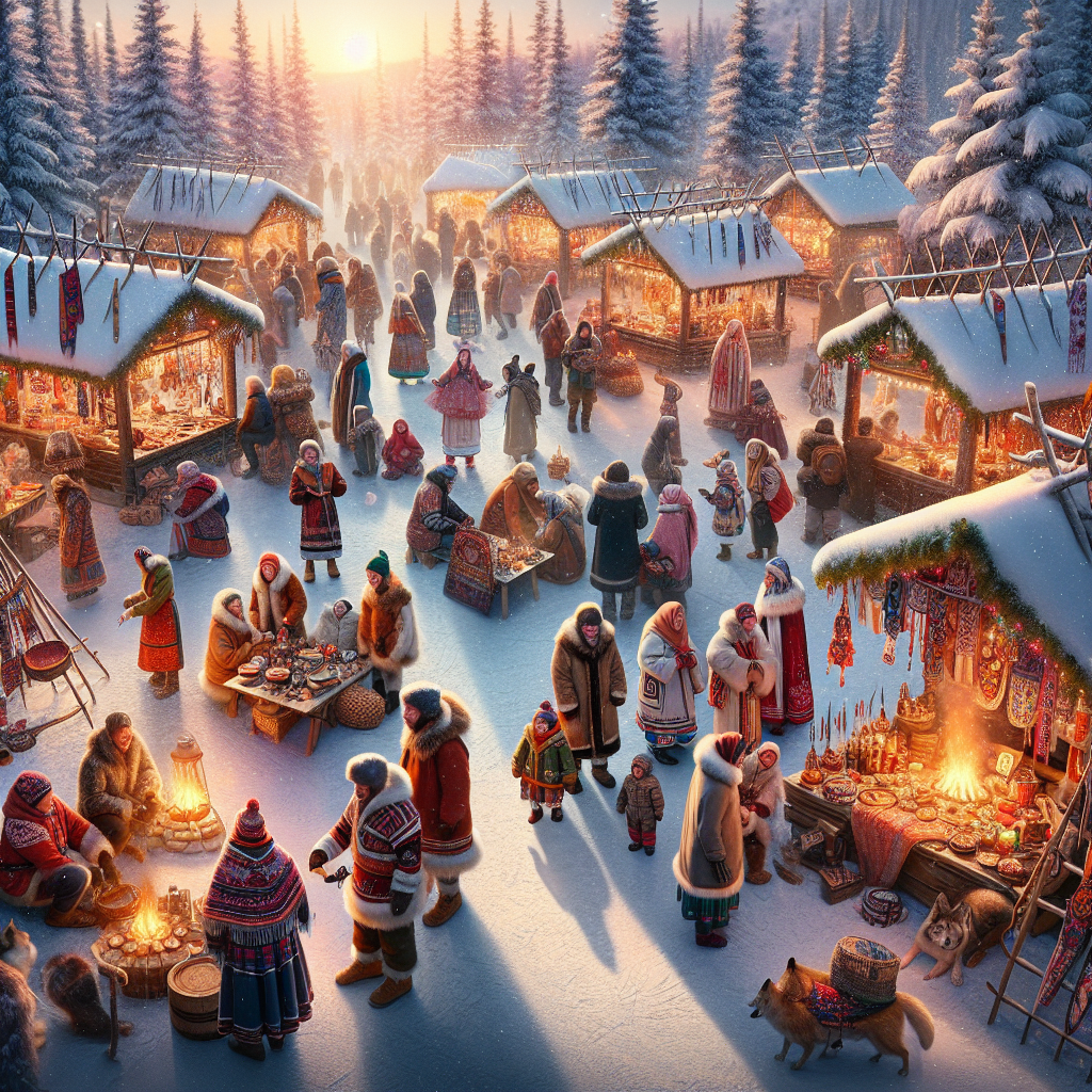 Jokkmokk Winter Market Paint By Color